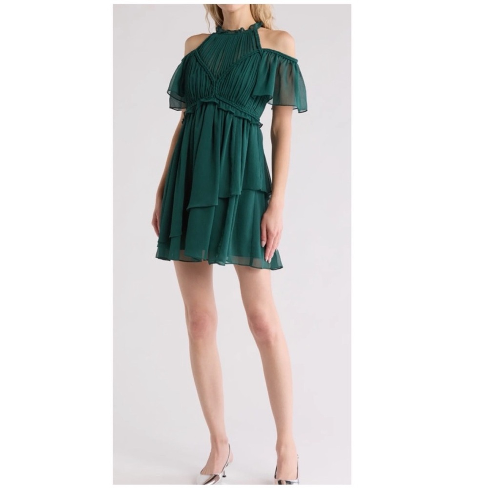 🪴 New TED BAKER LONDON Poppio Rope Detail Mini Dress